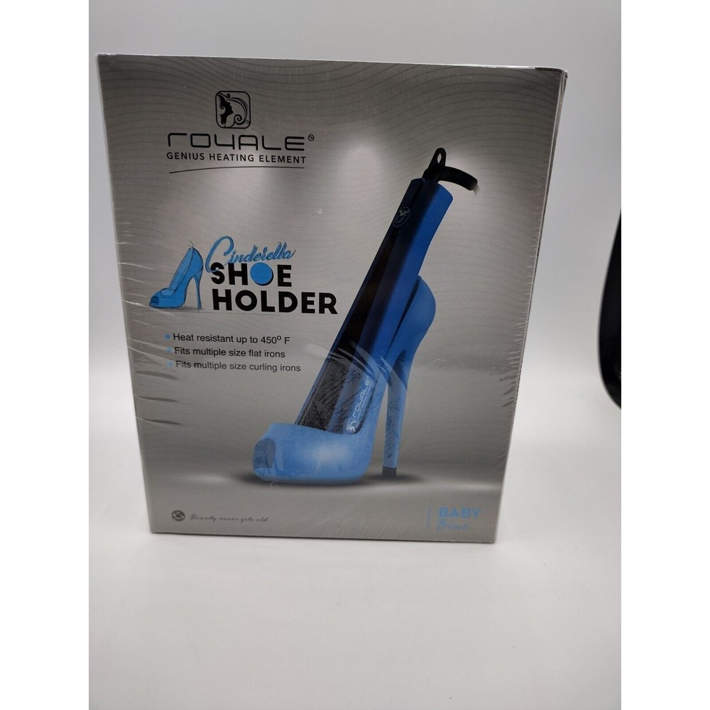 Royale Genius Heating Element Us Seller Cinderella Shoe Hair Tools Holder Blue